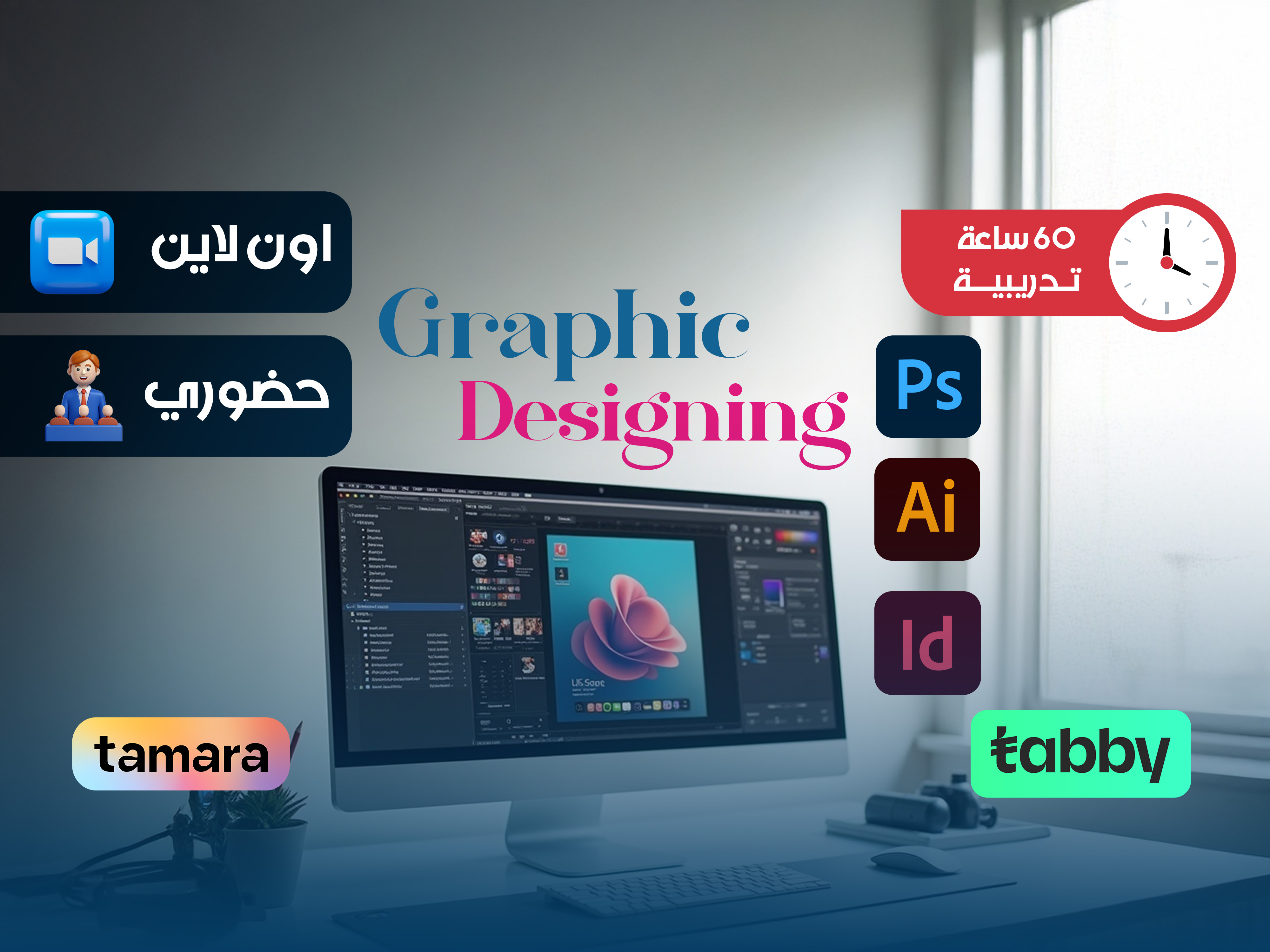 البرنامج التدريبي في الجرافيك ديزاين وتصميمات السوشيال ميديا